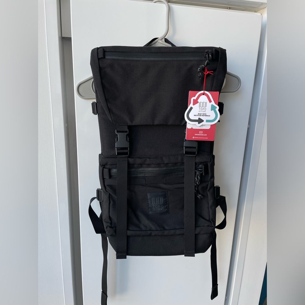 NWT Topo Designs Rover Tech Backpack Black